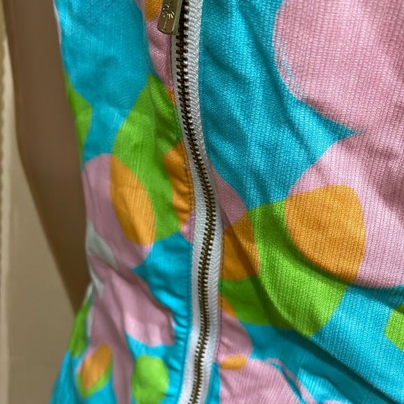 Lilly Pulitzer Floral Sleeveless Dress in Blue and Pink - Picture 5 of 15